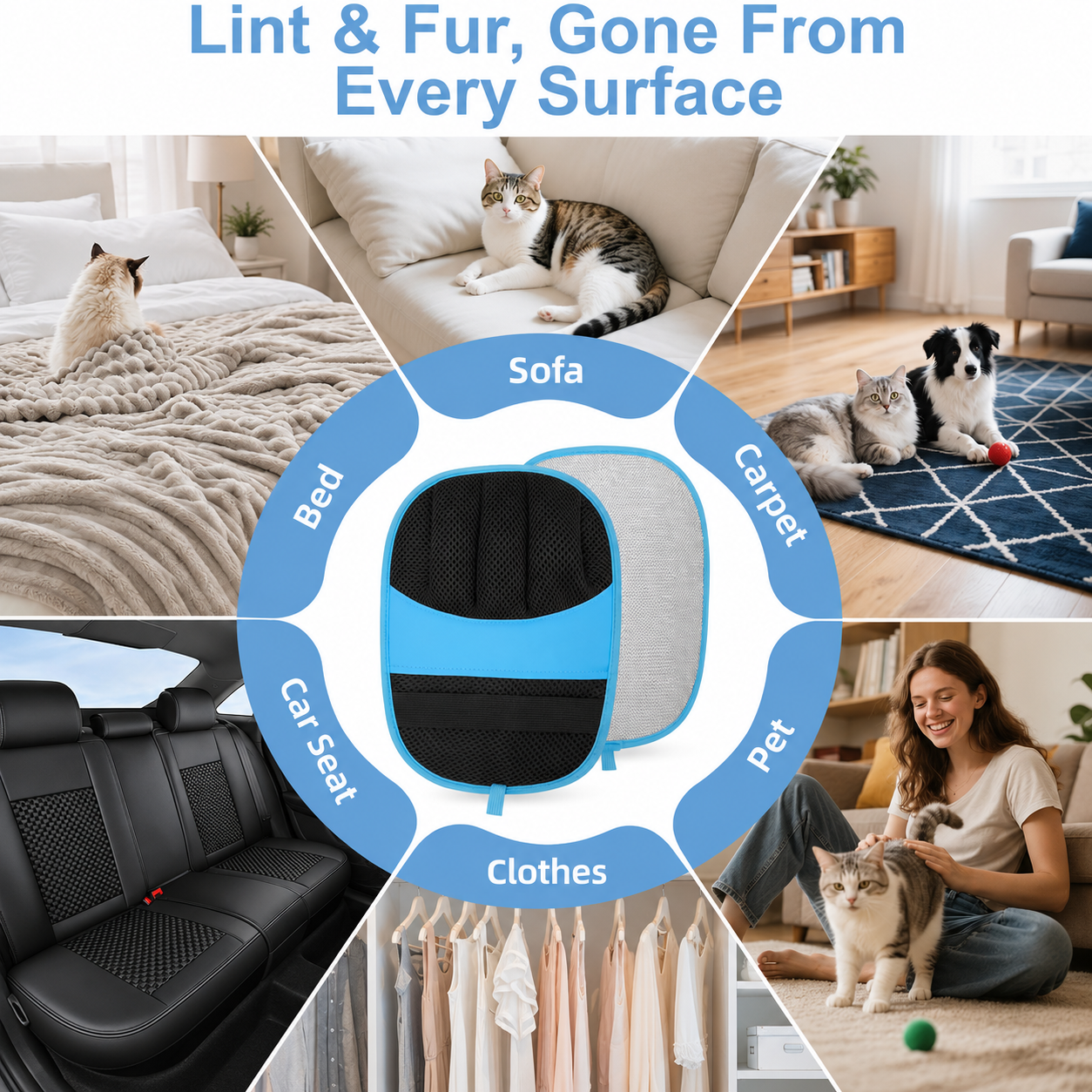 Pet Hair Removal Glove