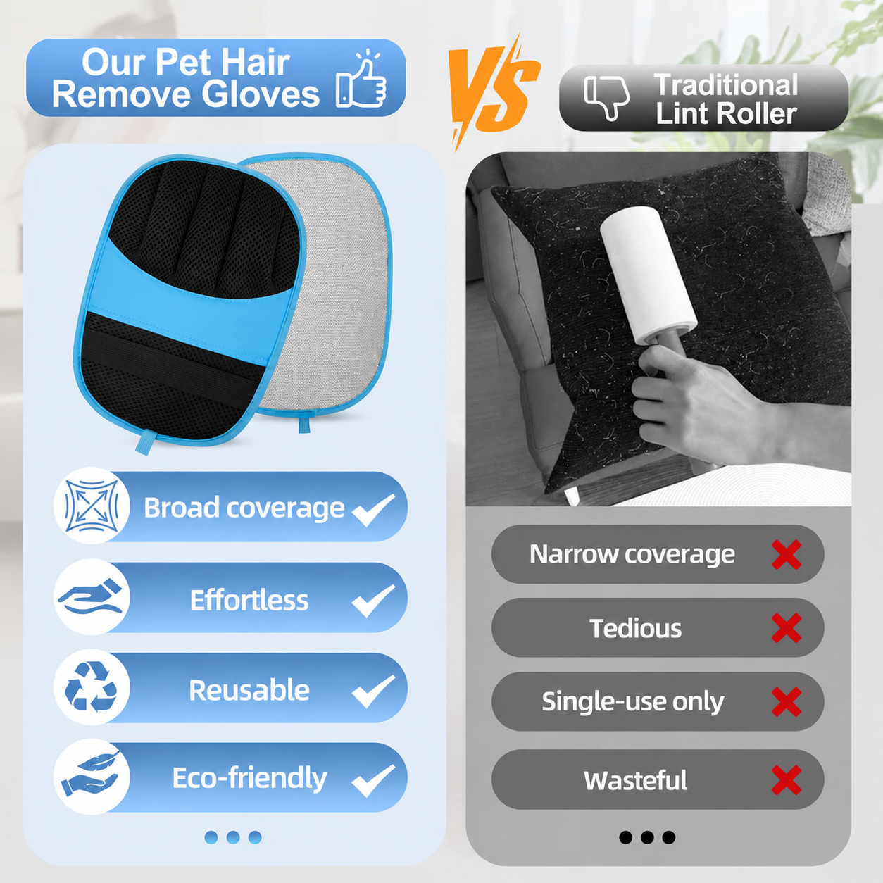 Pet Hair Removal Glove