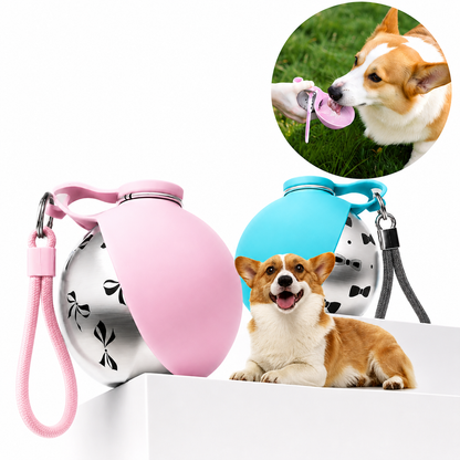 2 In 1 Portable Dog Water Bottle
