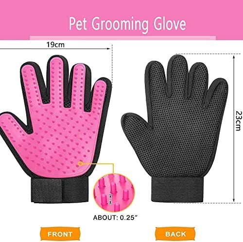 Pet Deshedding Brush Glove