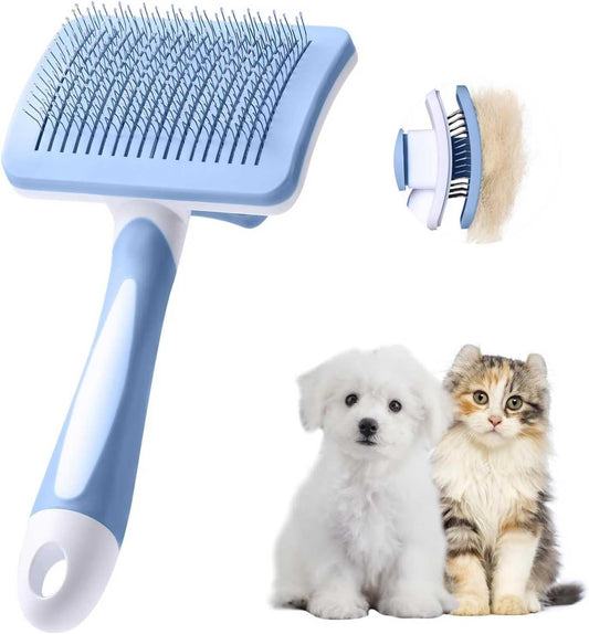 Self-Cleaning Slicker Brush