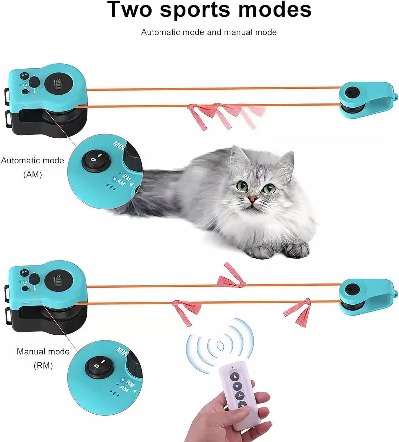 GalacticHunt Motorized Cat Toy