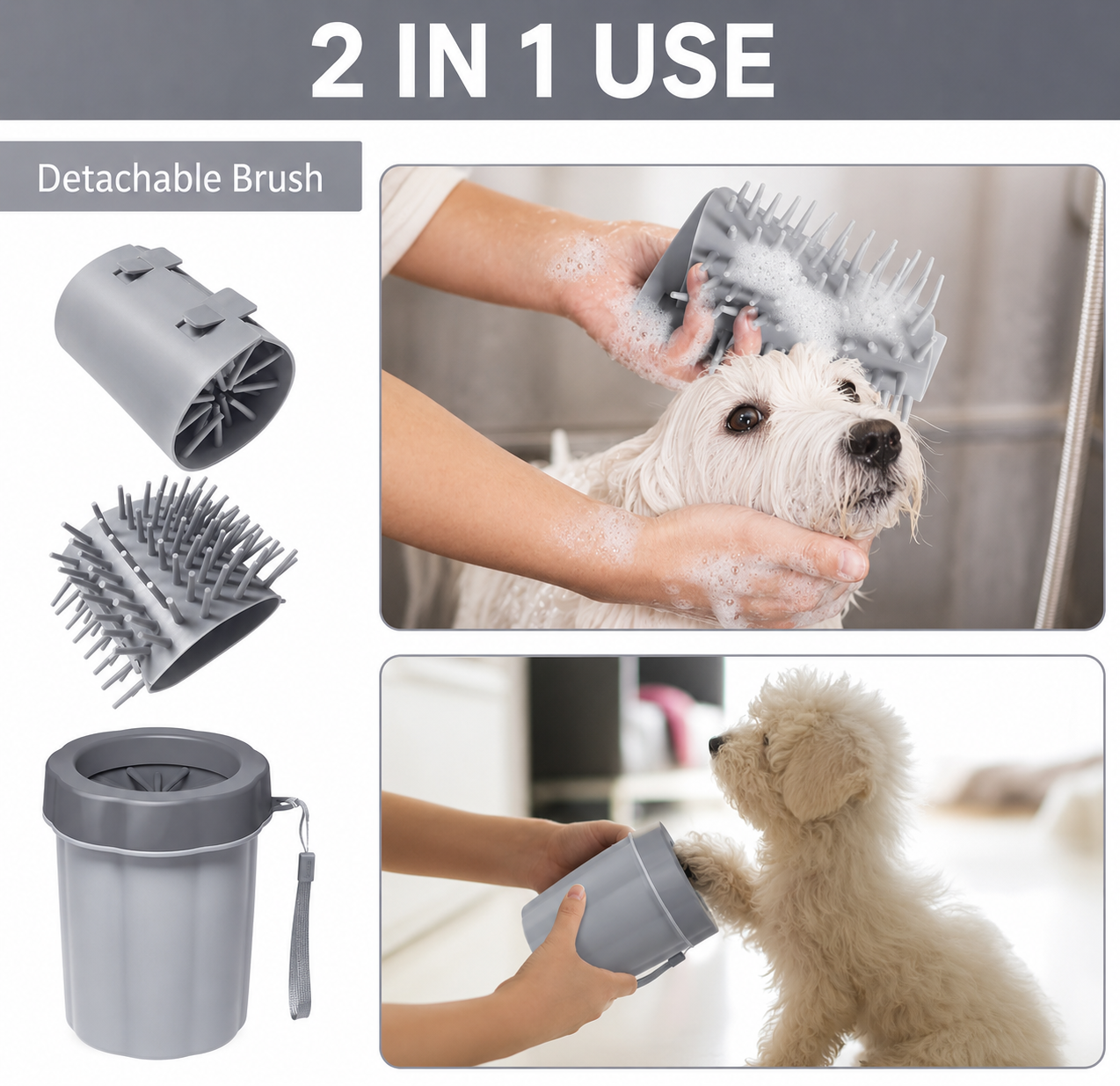 Dog Paw Cleaner Cup