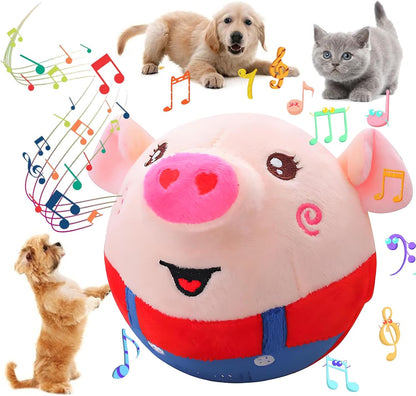 Electric Plush Jump Ball Toy