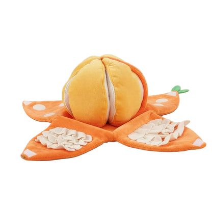 Pumpkin Puzzle  Plush Dog Toy