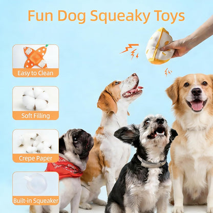 Pumpkin Puzzle  Plush Dog Toy