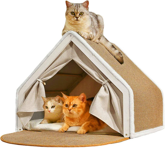 Foldable Sisal Cat House