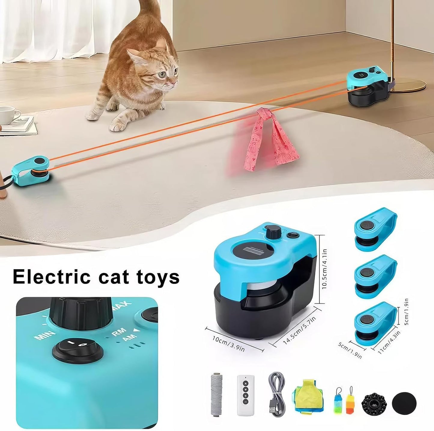 GalacticHunt Motorized Cat Toy
