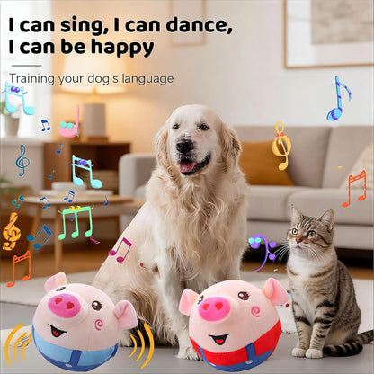 Electric Plush Jump Ball Toy