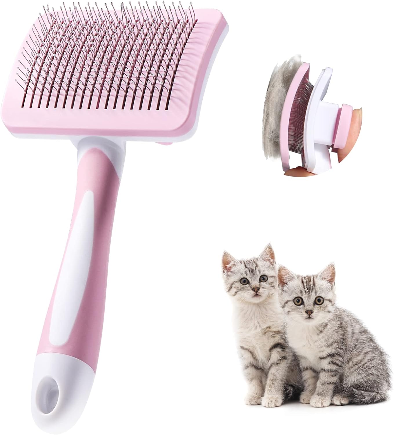 Self-Cleaning Slicker Brush