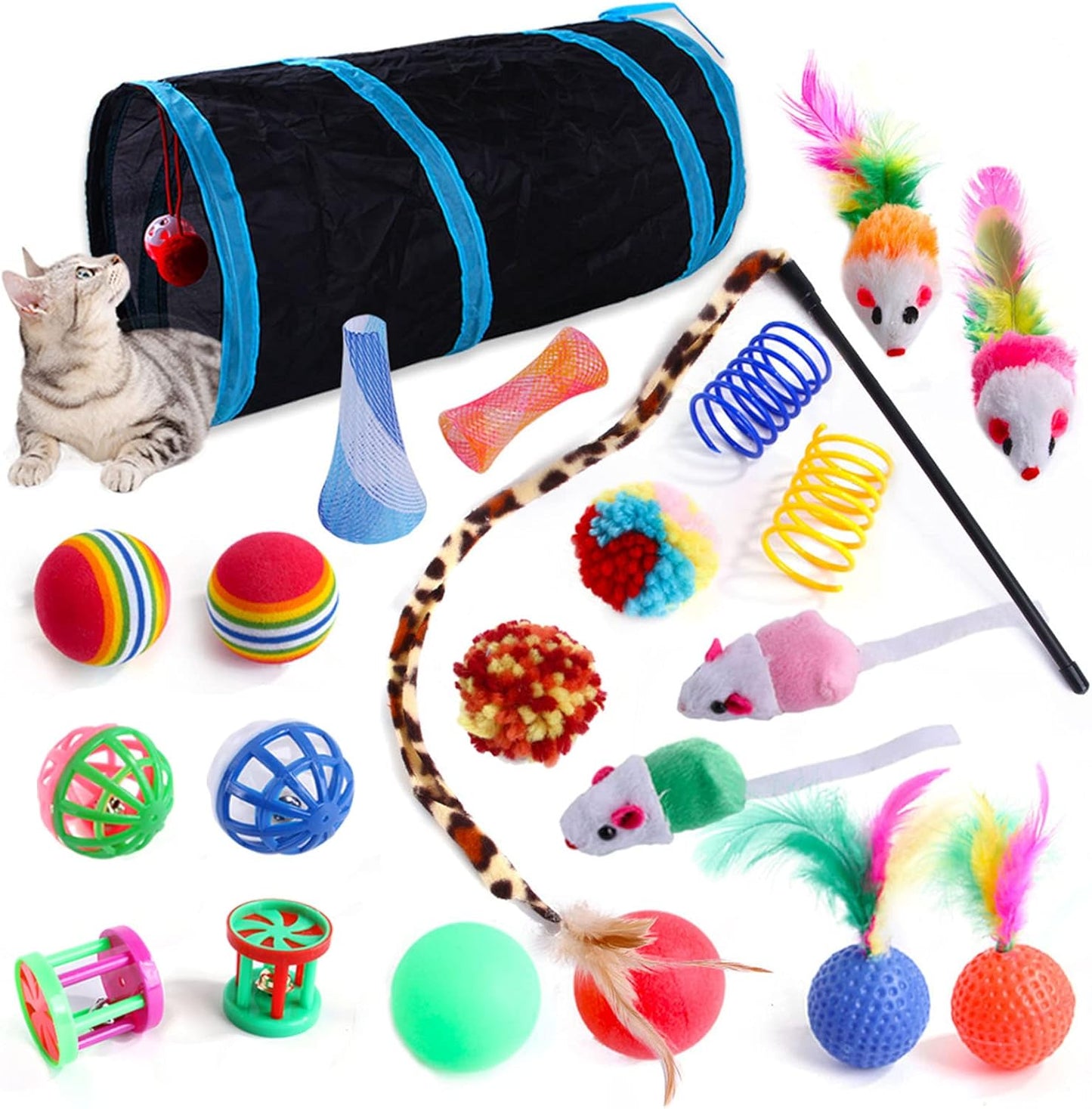 Interactive Cat Kitten Toys Set
