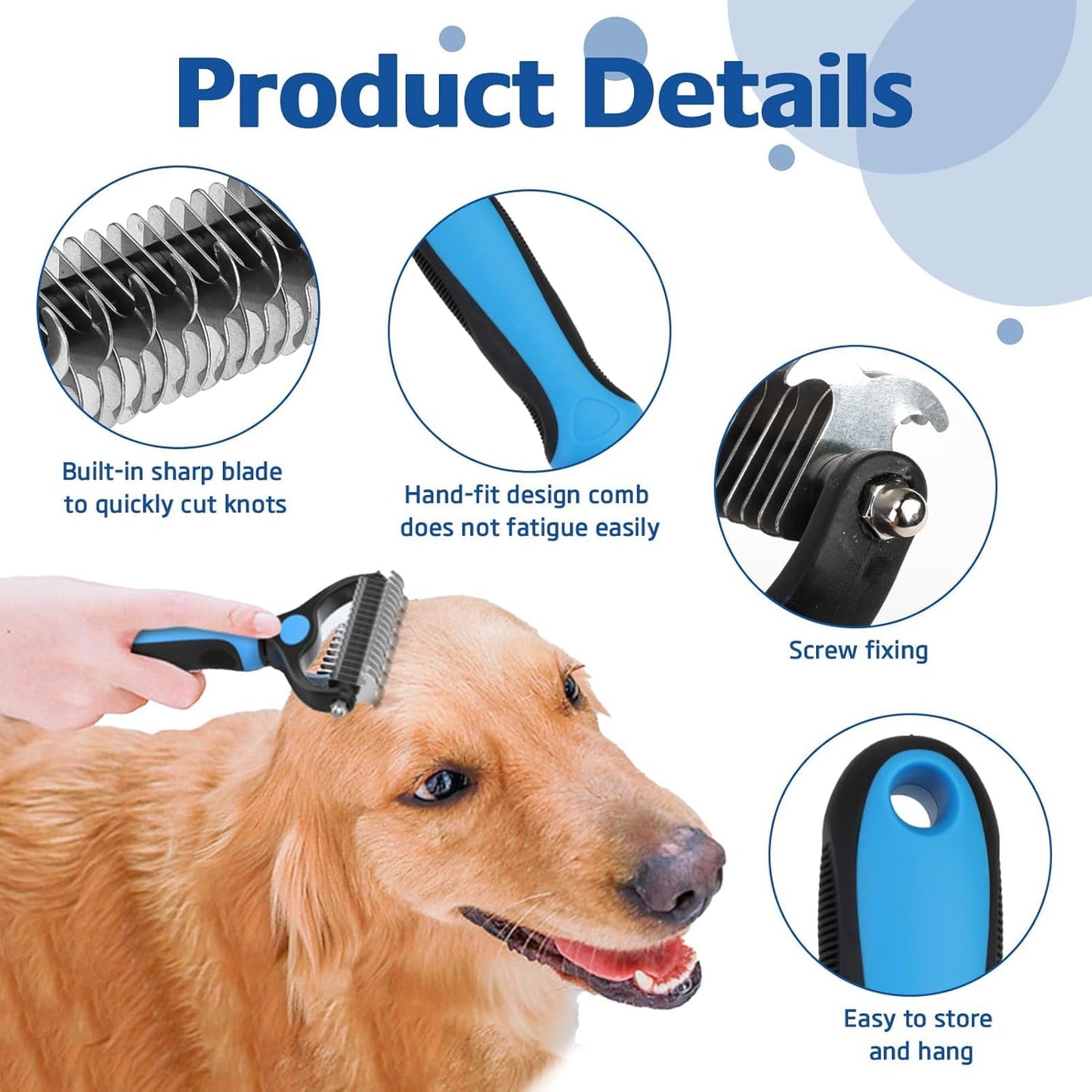Pet Deshedding Brush