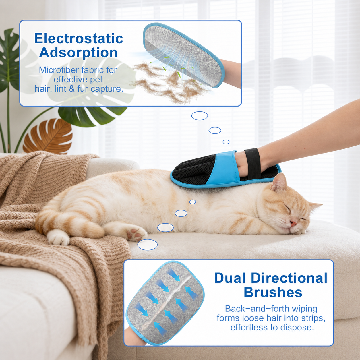 Pet Hair Removal Glove