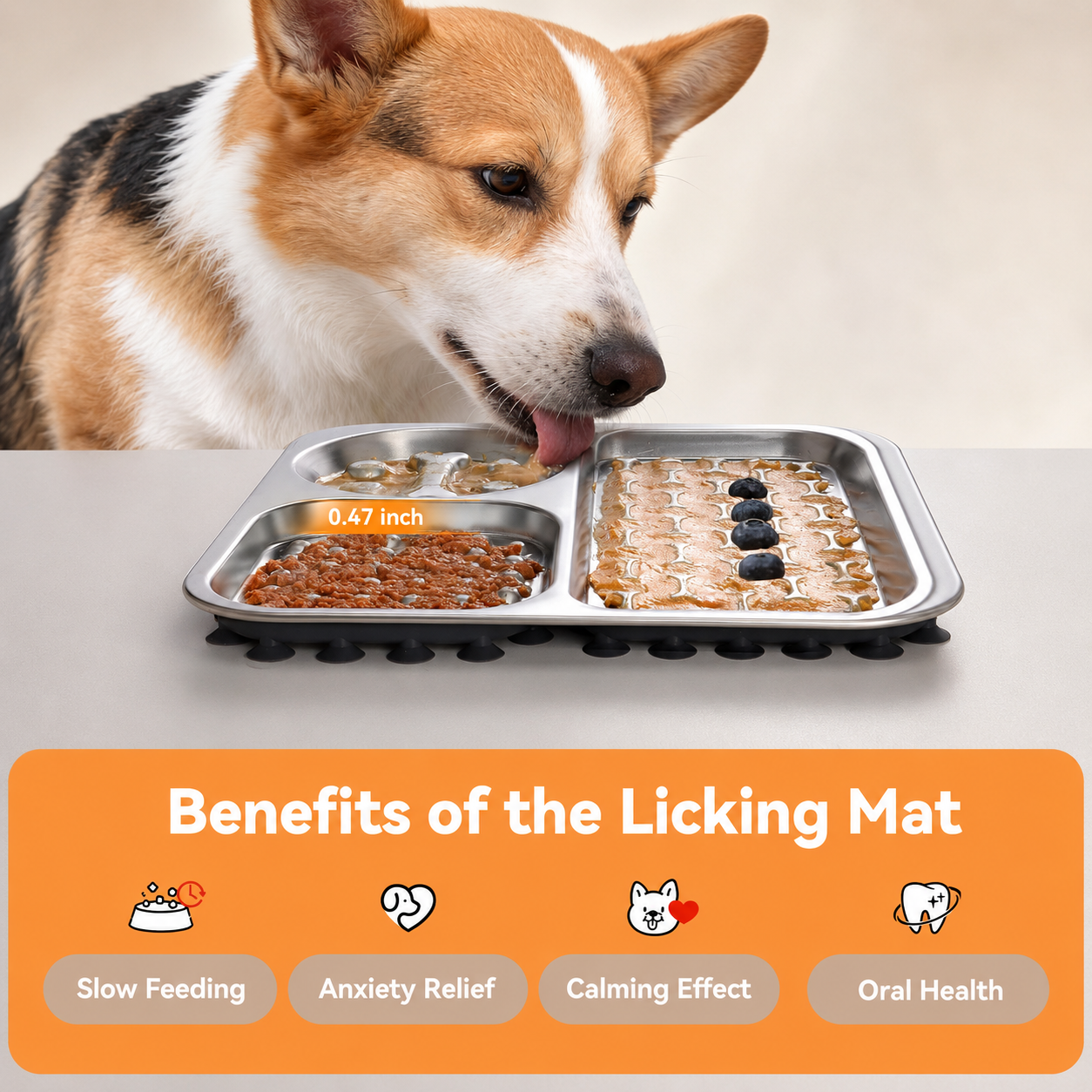 Stainless Steel Dog Lick Mat