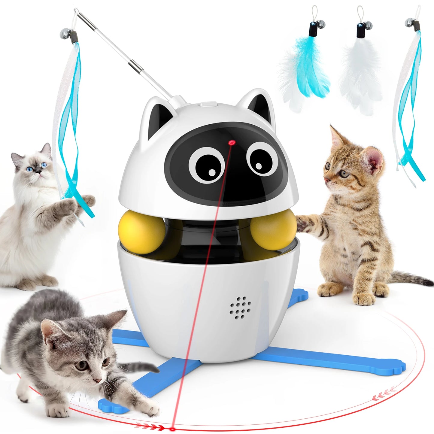 4 in 1 Interactive Cat Toy