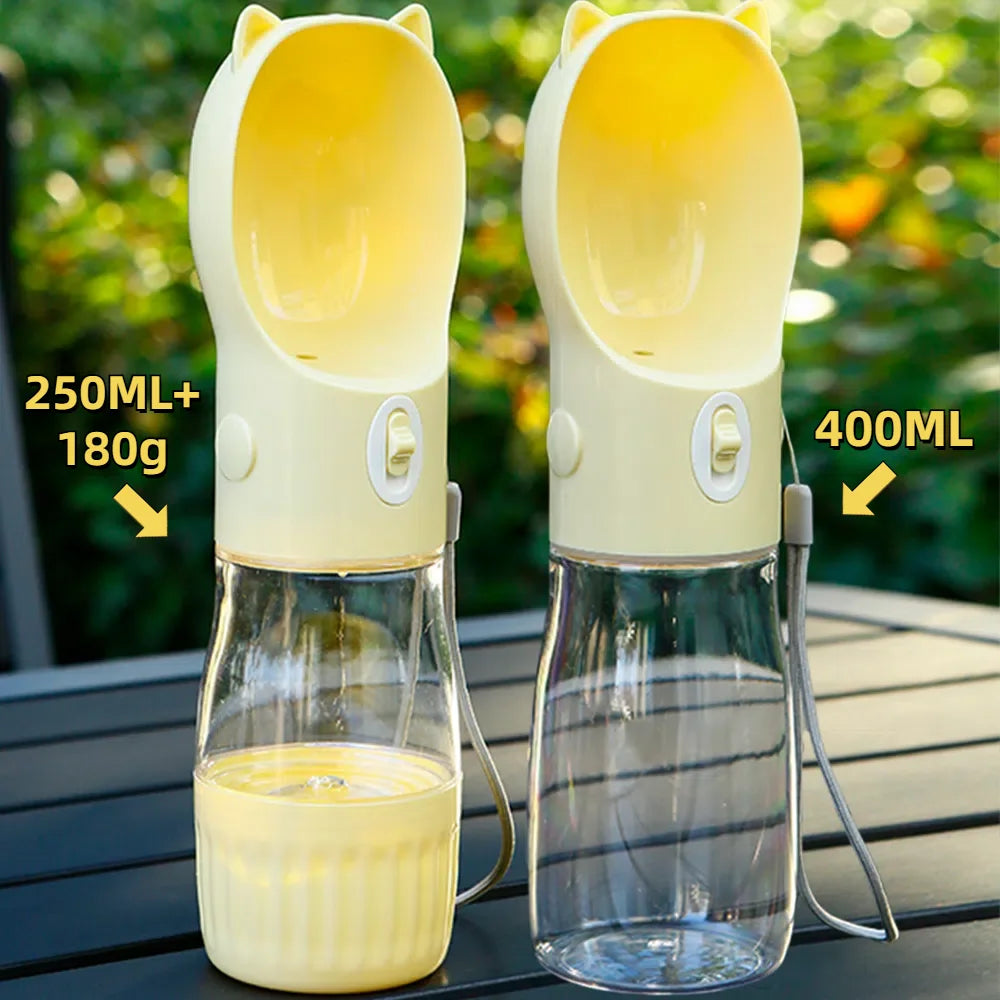 2 in 1 Dog Portable Water Bottle