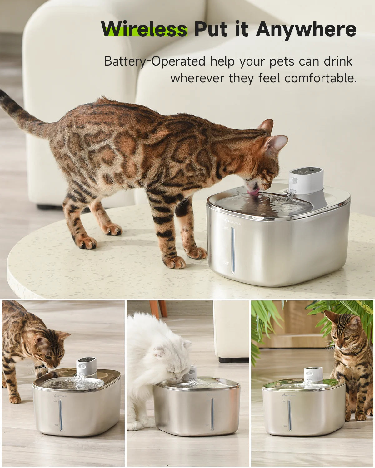Wireless Pet Water Fountain