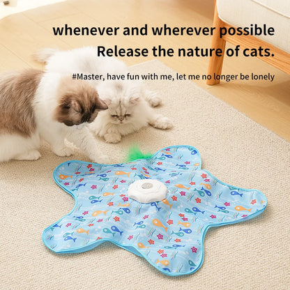 Hide & Seek Cat Toy Mat