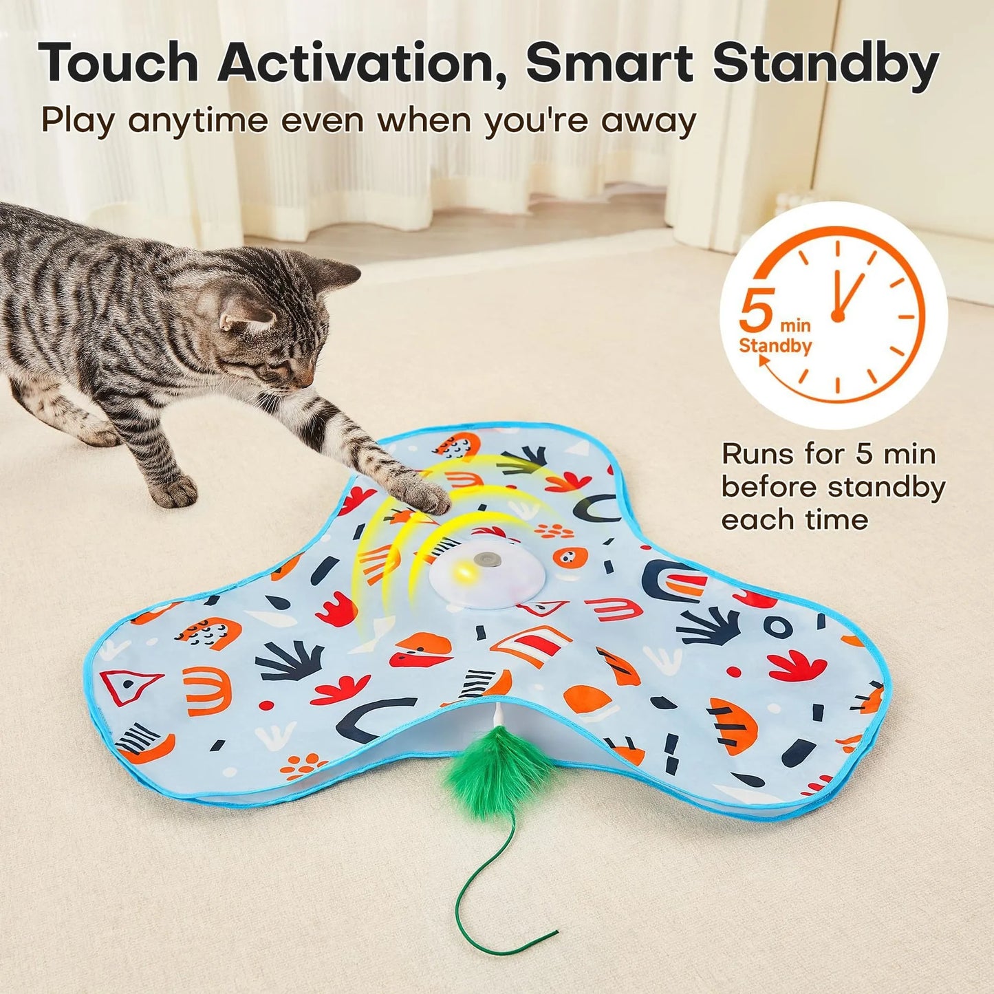 Hide & Seek Cat Toy Mat