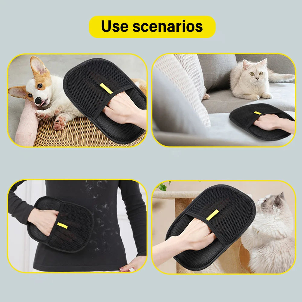 Electrostatic Pet Hair Remover Gloves