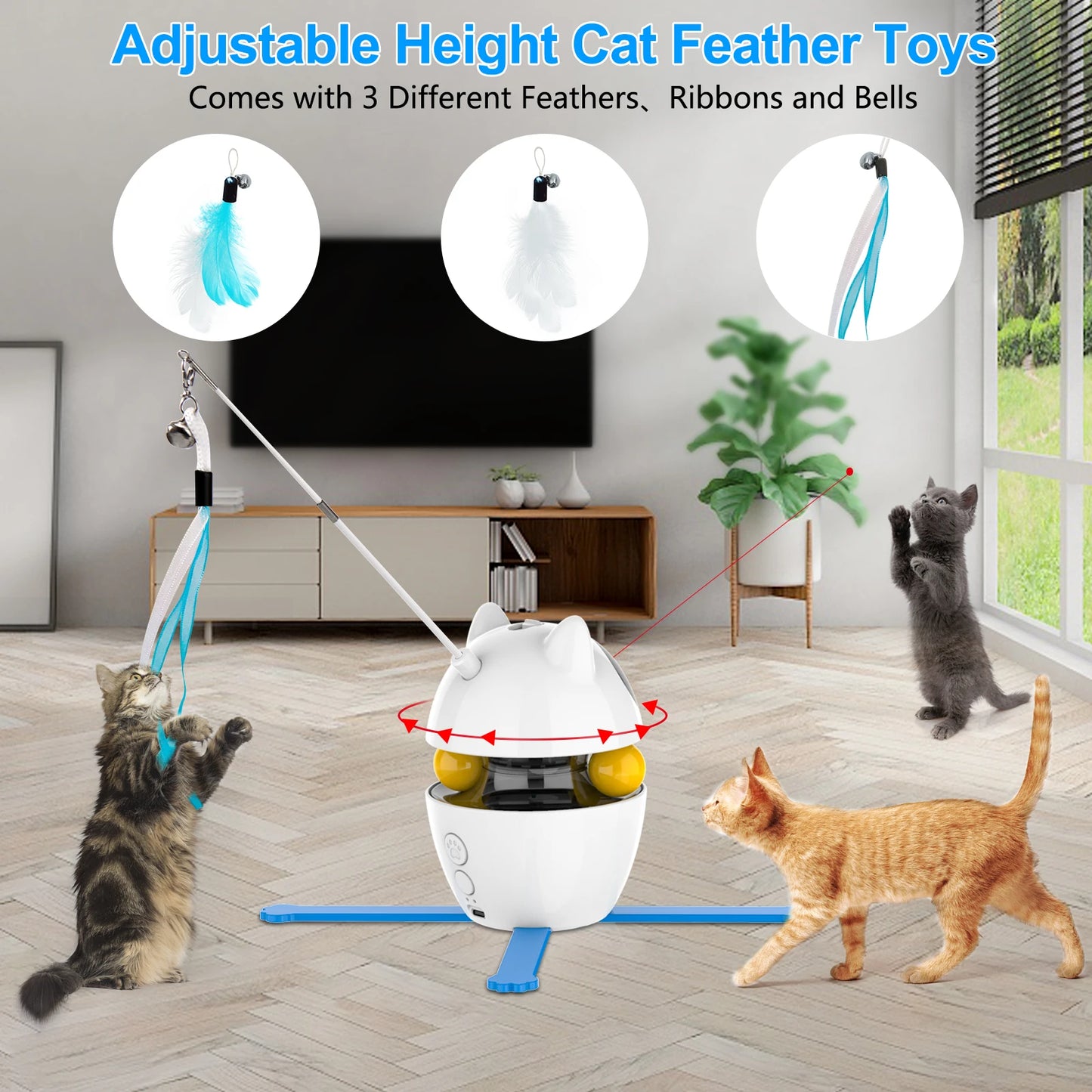 4 in 1 Interactive Cat Toy