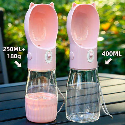 2 in 1 Dog Portable Water Bottle